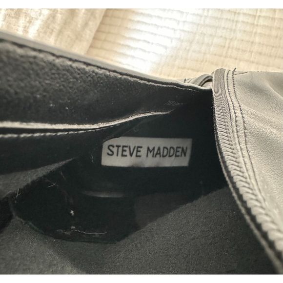 Steve Madden Chunky Heel Booties/BLK/Excellent Cond!/7 - Picture 7 of 9